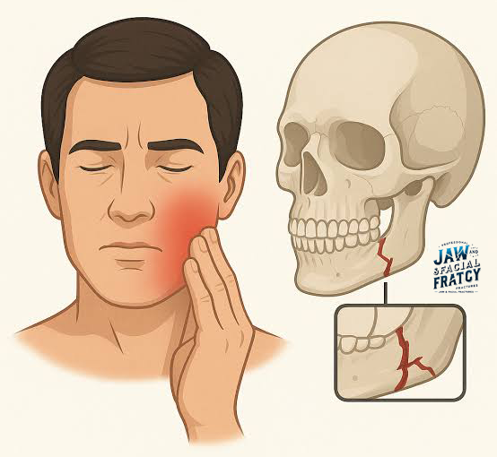 تفاوت ترک خوردگی و شکستگی فک
